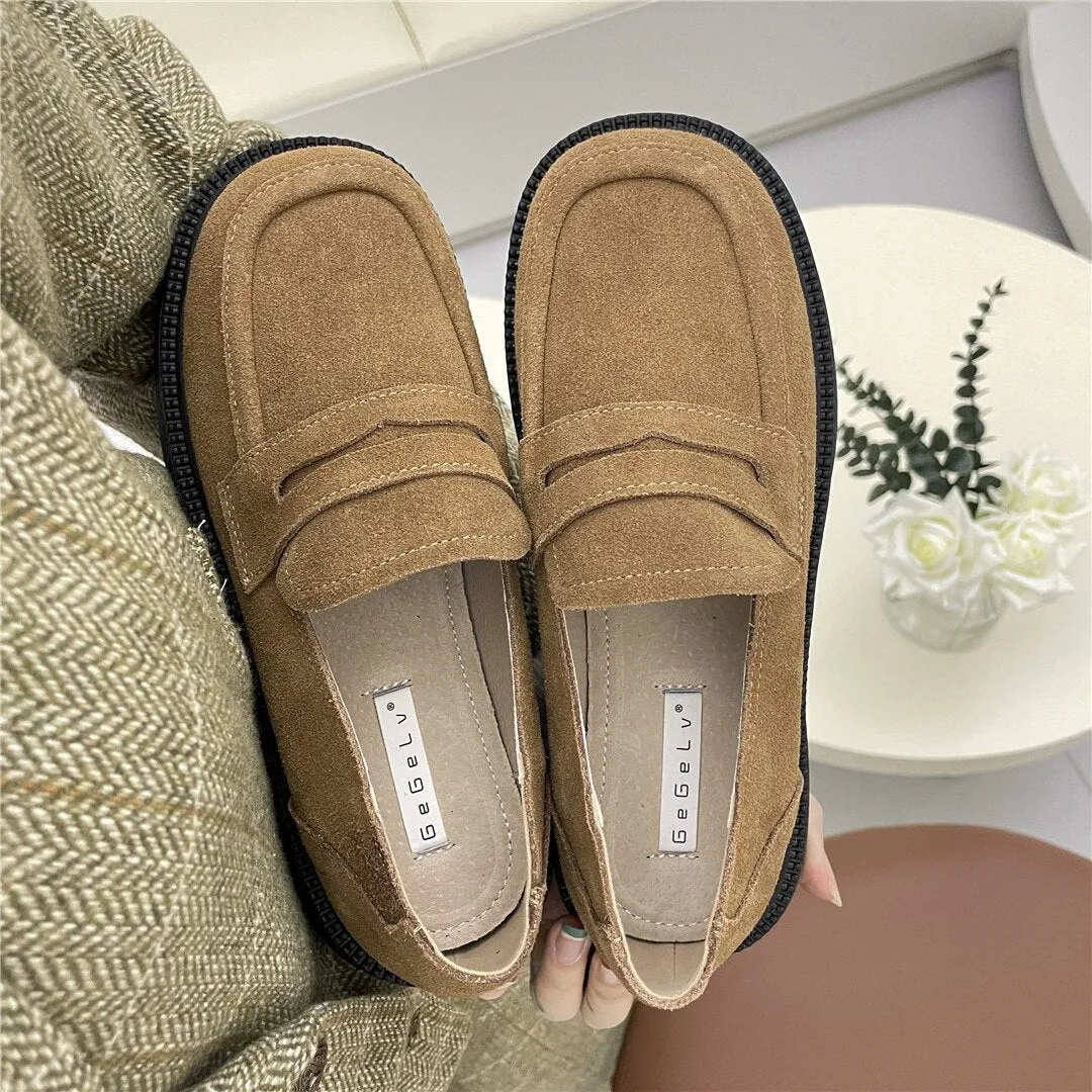 Advbridge Women Fabric Hoof Heels Rubber Sewing Med Flock Basic Women Fabric Basic Flock Rubber Hoof Heels Med