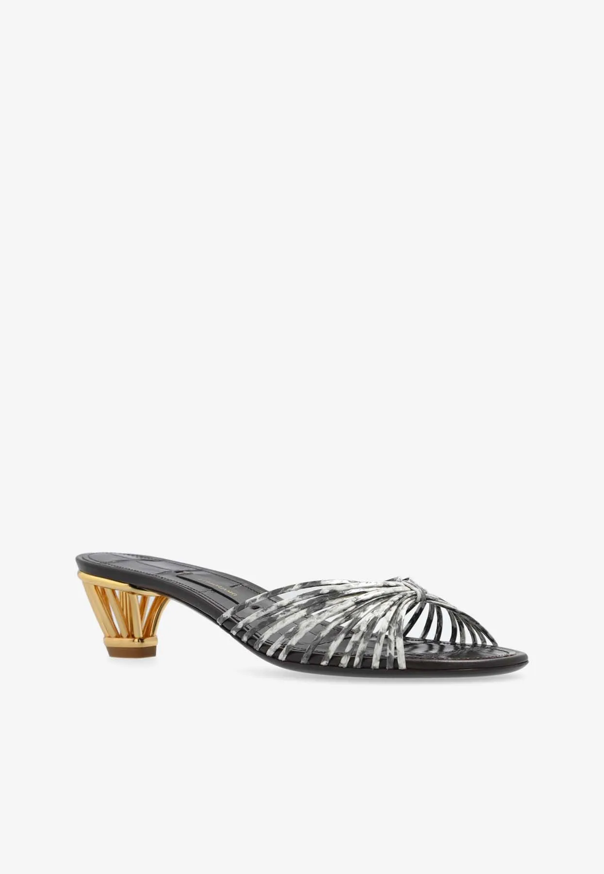 Aryana 40 Cage Heel Mules