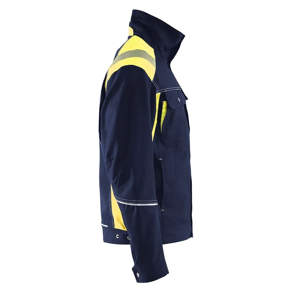Bl&#xE5;kl&#xE4;der&#x20;4095-1370&#x20;Craftsman&#x20;Jacket&#x20;-&#x20;Navy&#x2F;High&#x20;Vis&#x20;Yellow
