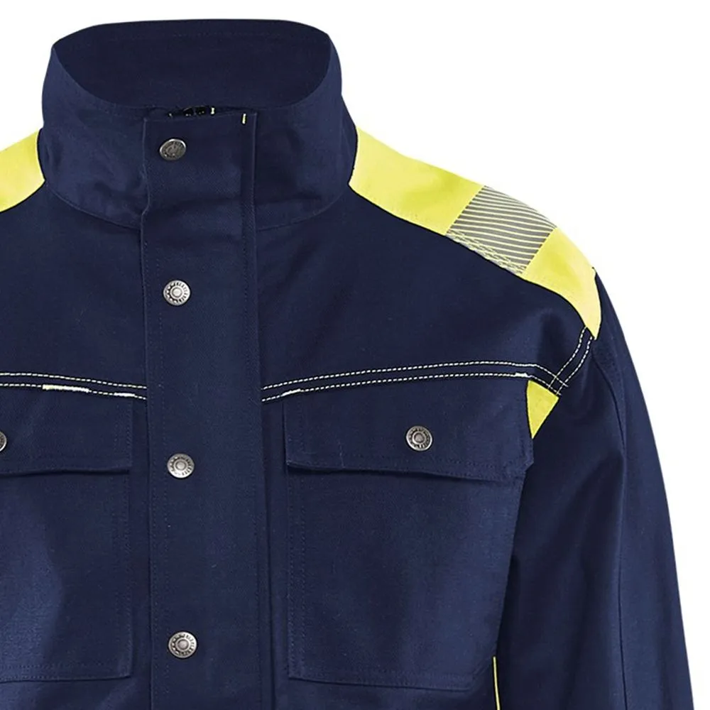 Bl&#xE5;kl&#xE4;der&#x20;4095-1370&#x20;Craftsman&#x20;Jacket&#x20;-&#x20;Navy&#x2F;High&#x20;Vis&#x20;Yellow