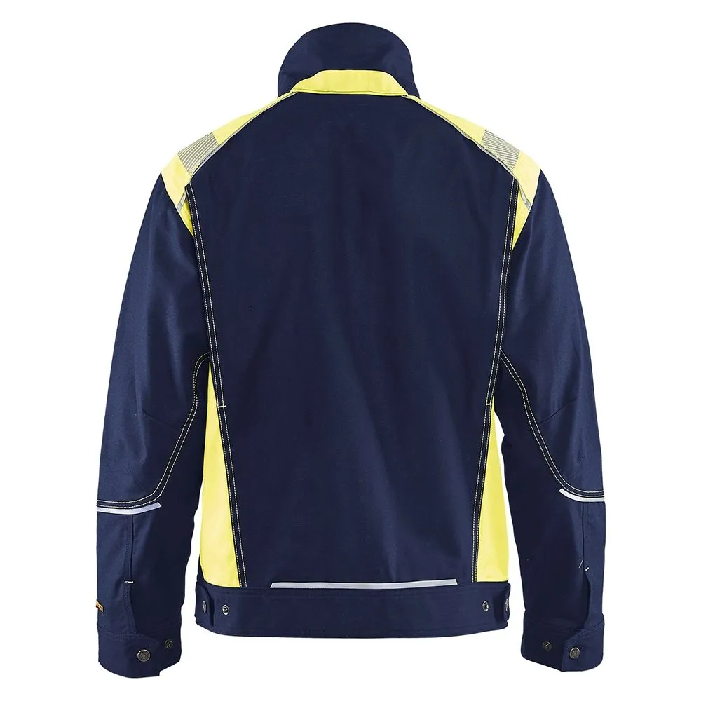 Bl&#xE5;kl&#xE4;der&#x20;4095-1370&#x20;Craftsman&#x20;Jacket&#x20;-&#x20;Navy&#x2F;High&#x20;Vis&#x20;Yellow