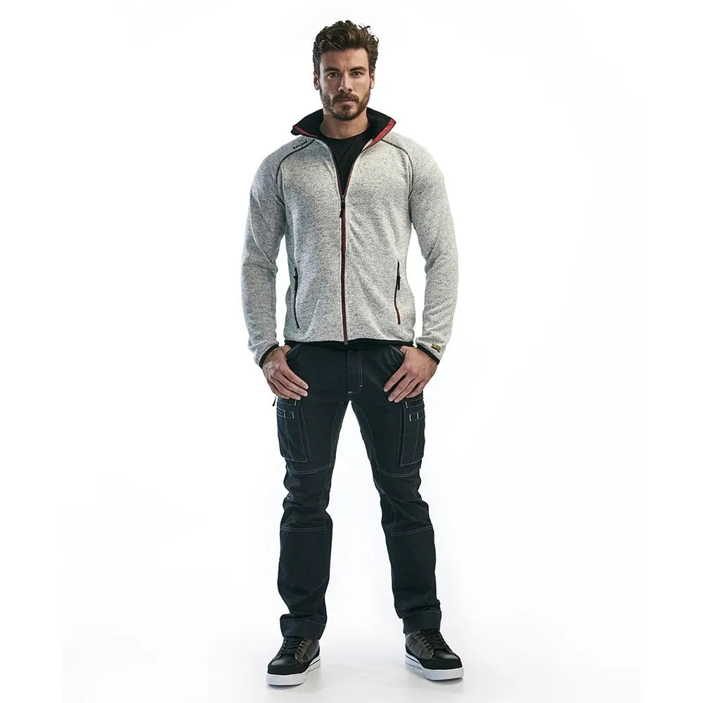 Bl&#xE5;kl&#xE4;der&#x20;4942-2117&#x20;Knitted&#x20;Jacket&#x20;-&#x20;Grey&#x20;Melange