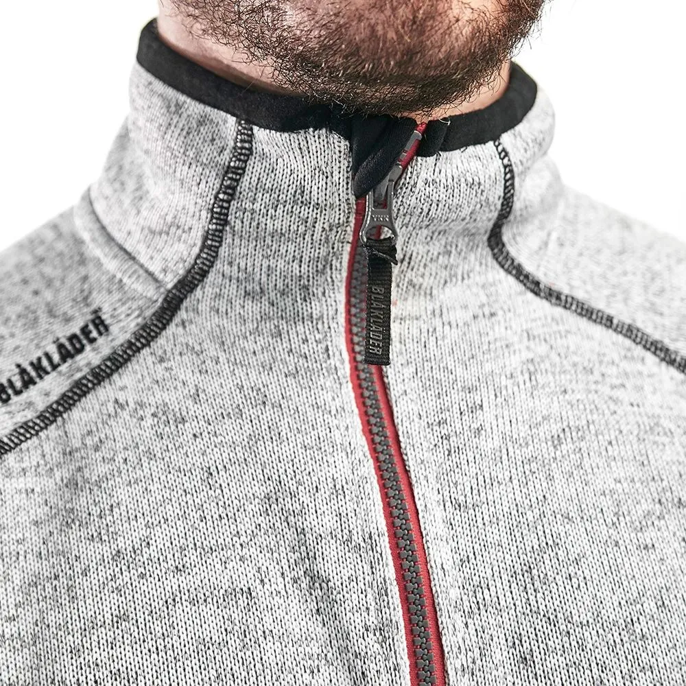 Bl&#xE5;kl&#xE4;der&#x20;4942-2117&#x20;Knitted&#x20;Jacket&#x20;-&#x20;Grey&#x20;Melange