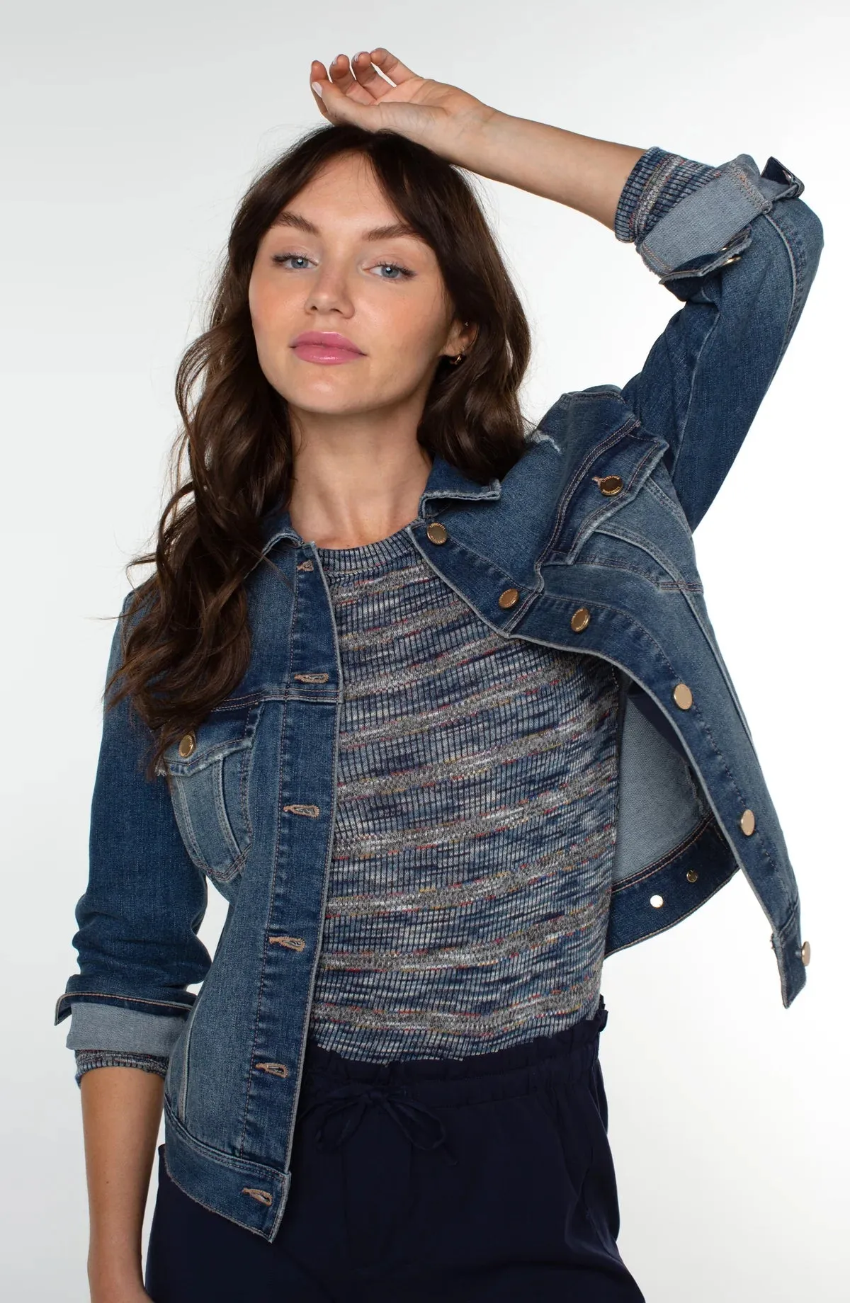 LIVERPOOL LM1004F23 Classic Jean Jacket