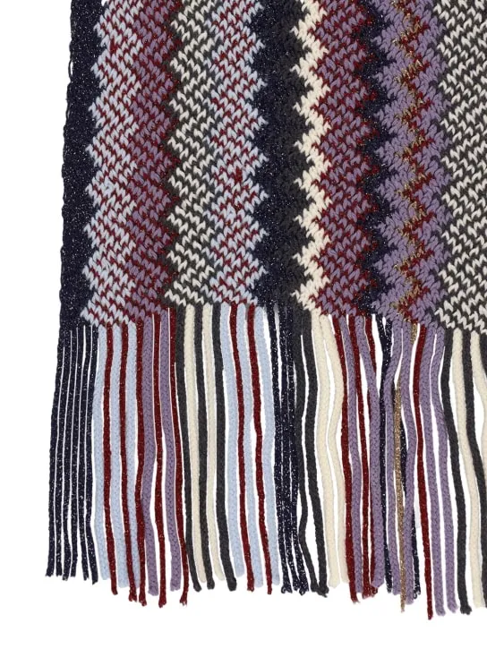 Missoni   Wool blend jacquard scarf 