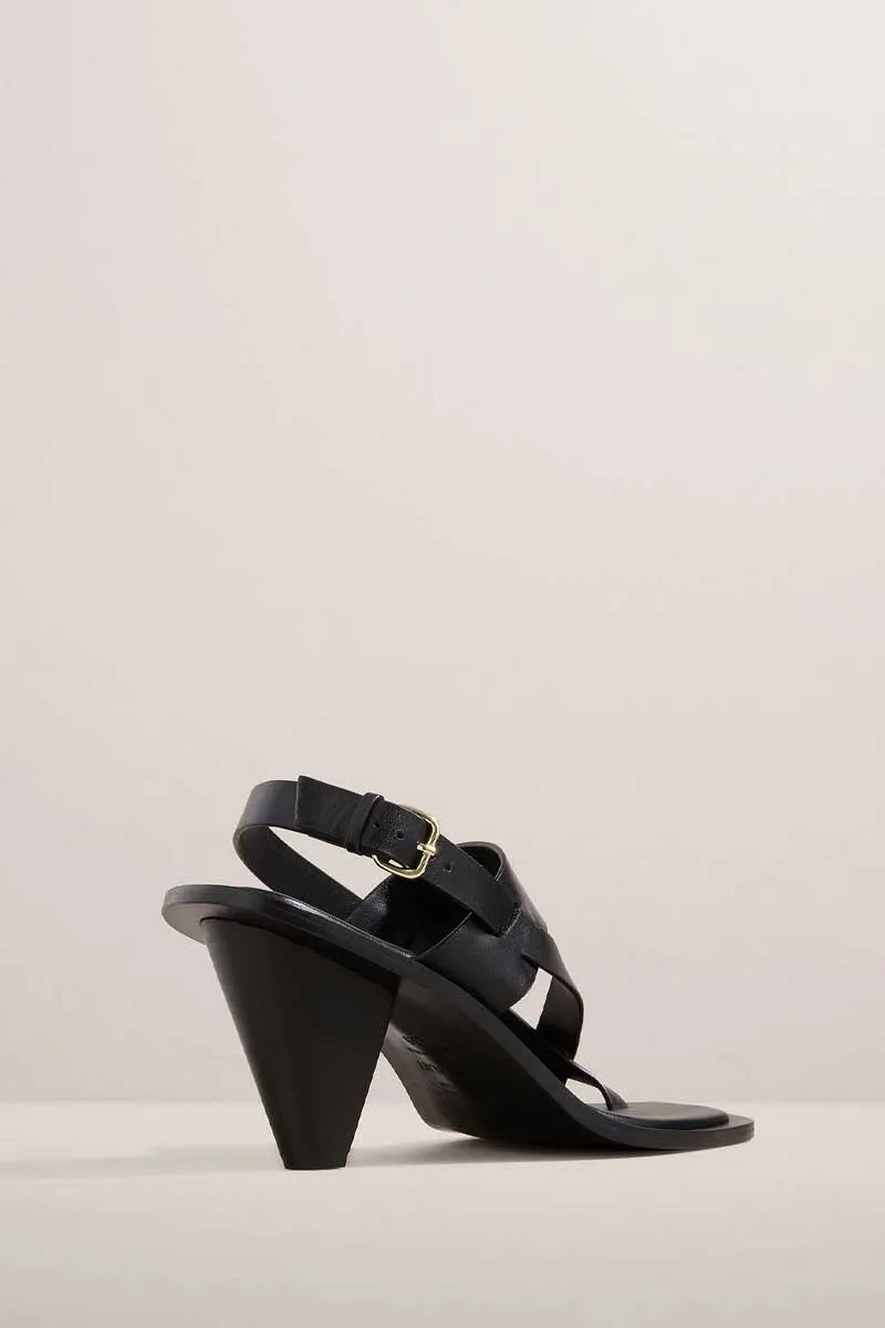 THE RYDER HEELDED SANDAL-BLACK