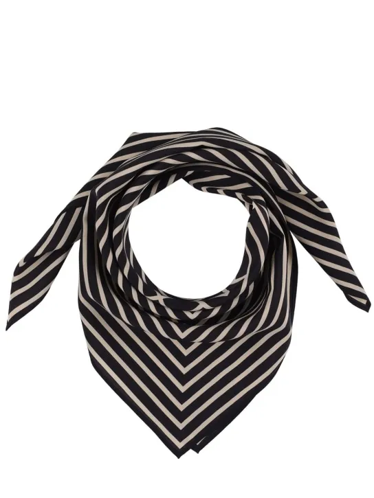 Toteme   Signature monogram silk scarf 